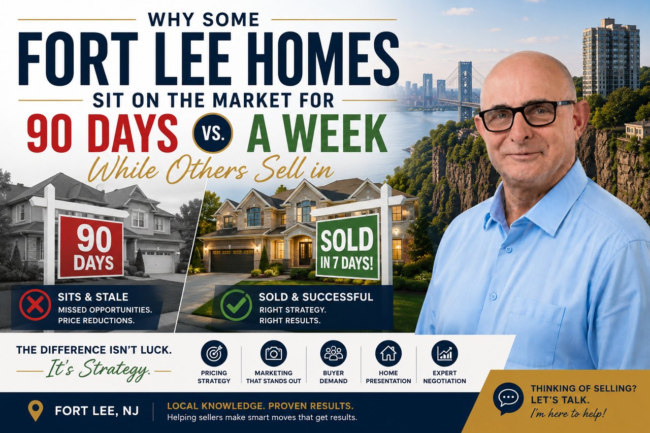 Why Some Fort Lee Homes Sit on the Market for 90 Days While Others Sell in a Week