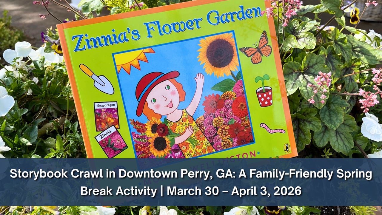 Storybook Crawl in Downtown Perry, GA: A Family-Friendly Spring Break Activity | March 30 – April 3, 2026
