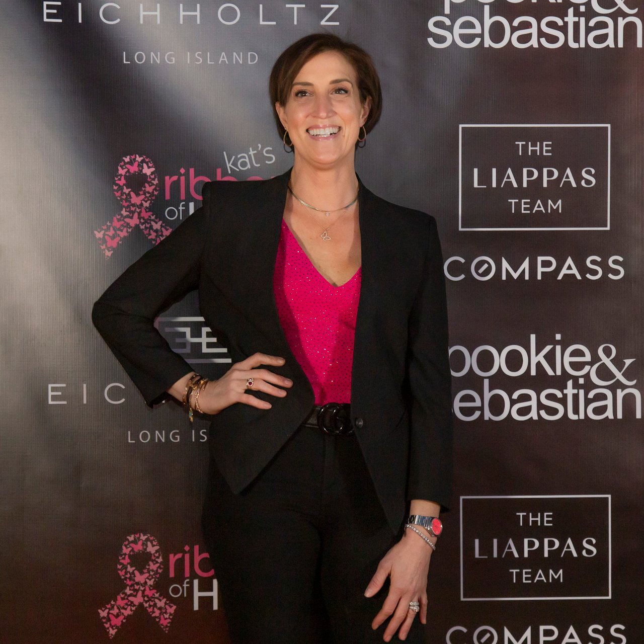 Maria Sakellis and The Liappas Team at Compass Celebrate the Success of Sip, Shop, and Support