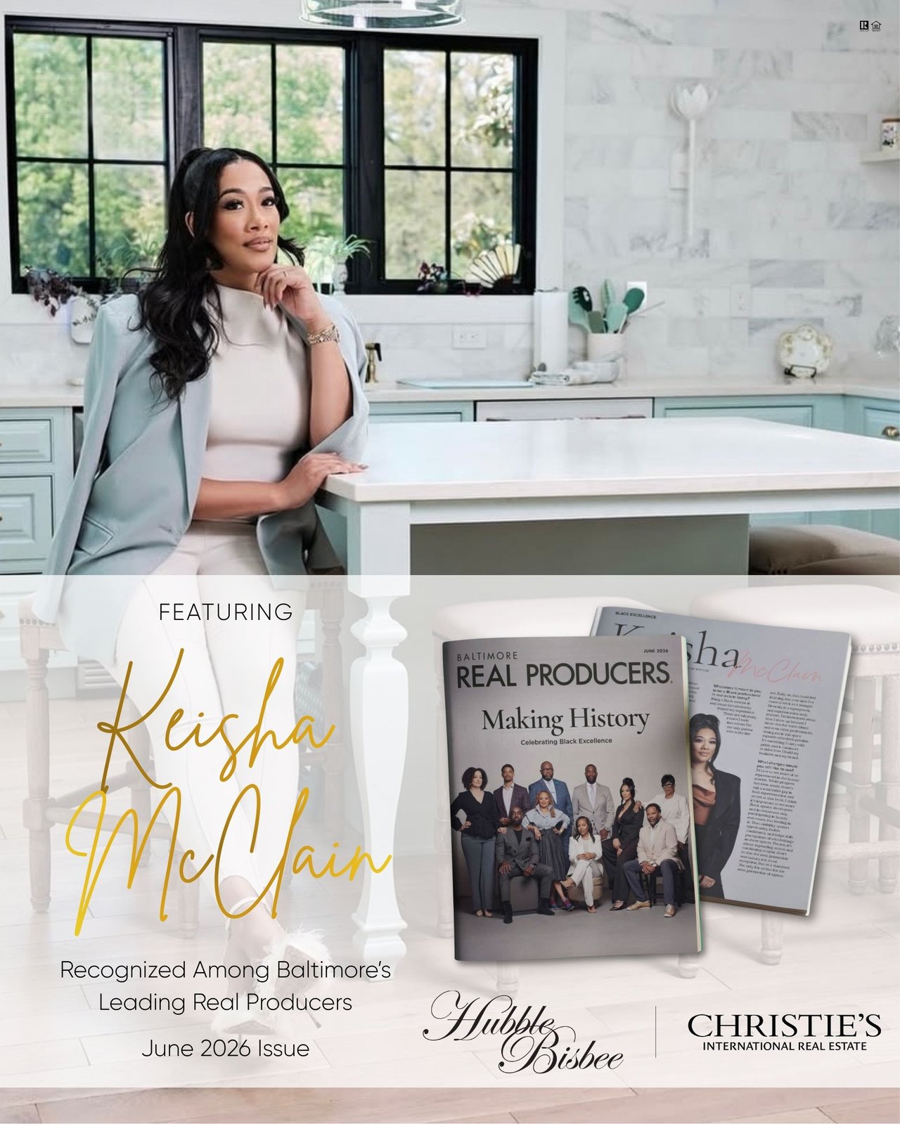 Keisha McClain Featured in Baltimore Real Producers’ June 2026 Issue