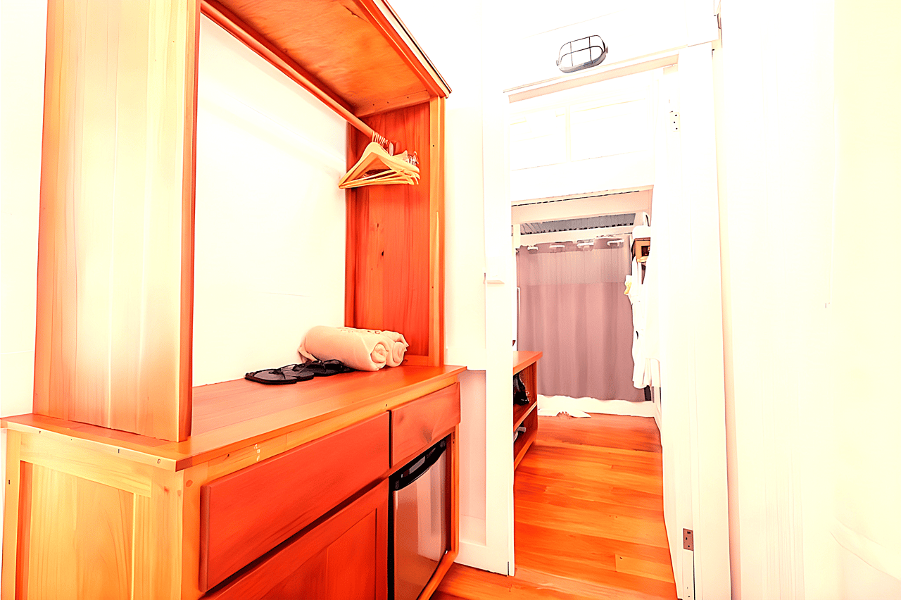 Nature-inspired luxury studio villa with  spacious over-the-water balcony