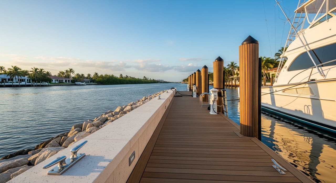 Lighthouse Point Waterfront: Seawalls and Dockage Basics