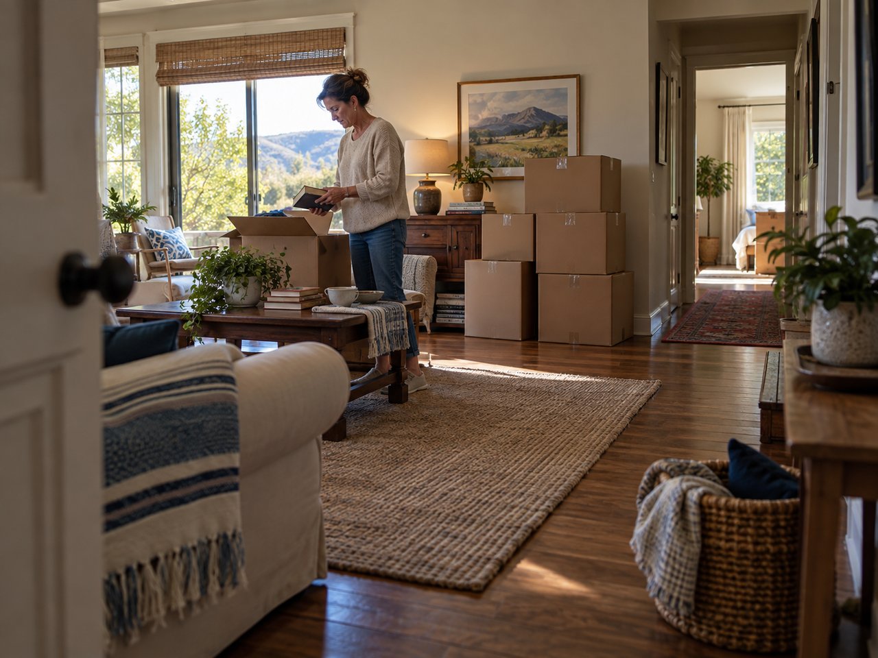 A San Luis Obispo County seller remains in a partially packed home after the expected closing date has been postponed.