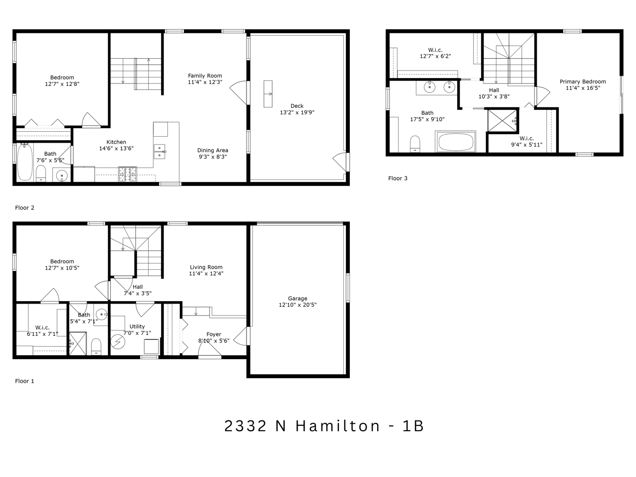 2332 N Hamilton Ave Unit: 1B