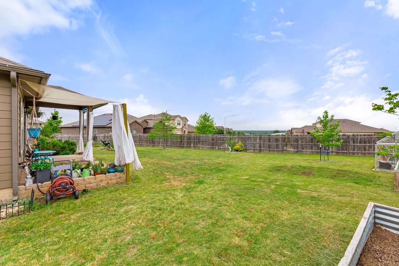 Sprawling One-Story on .28 Acres | Scenic Views + Garden Paradise! | Largest Floor Plan in Reserve at McKinney Falls