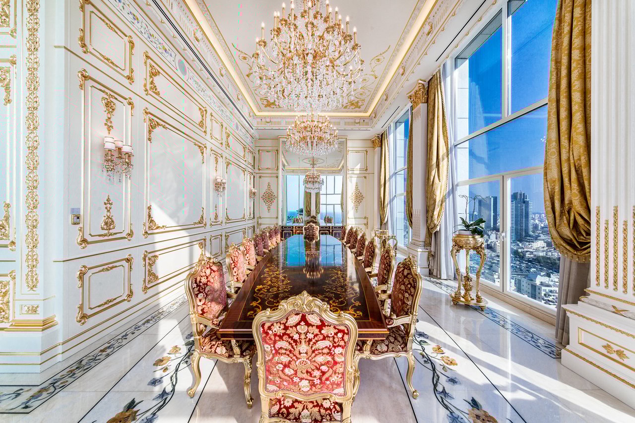 Refined Seafront Baroque Style Penthouse