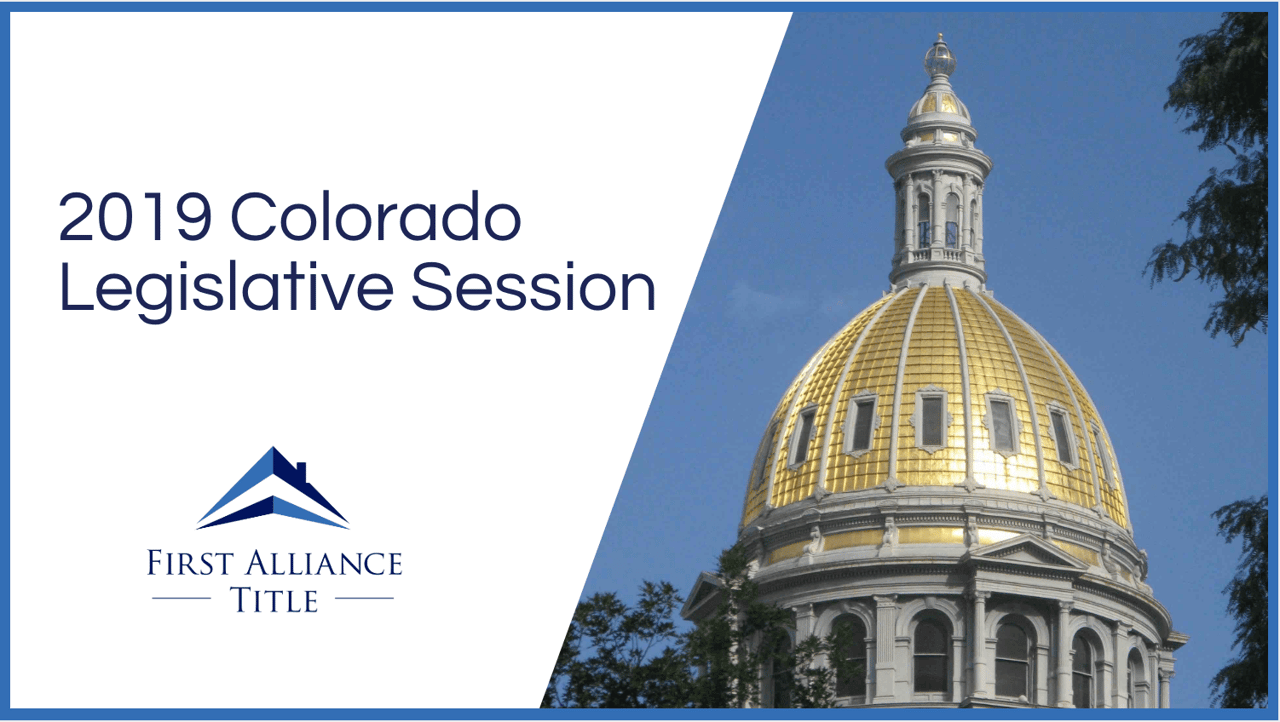 2019 Colorado Legislative Session