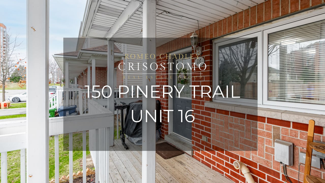 150 PINERY TRAIL UNIT 16, TORONTO, ONTARIO