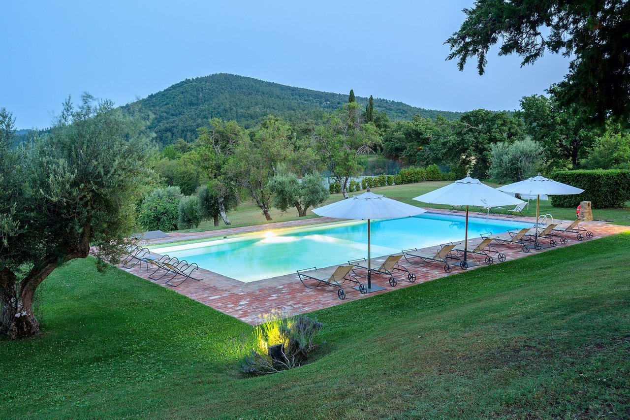 Wide Estate Composed of Houses and Amenities