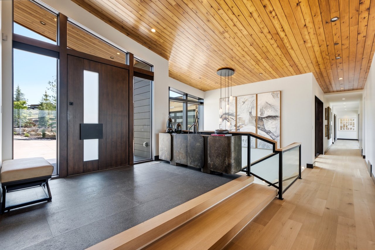 Top-of-Promontory Architectural Estate — Furnished & Turnkey - Front-Row Mountain Views