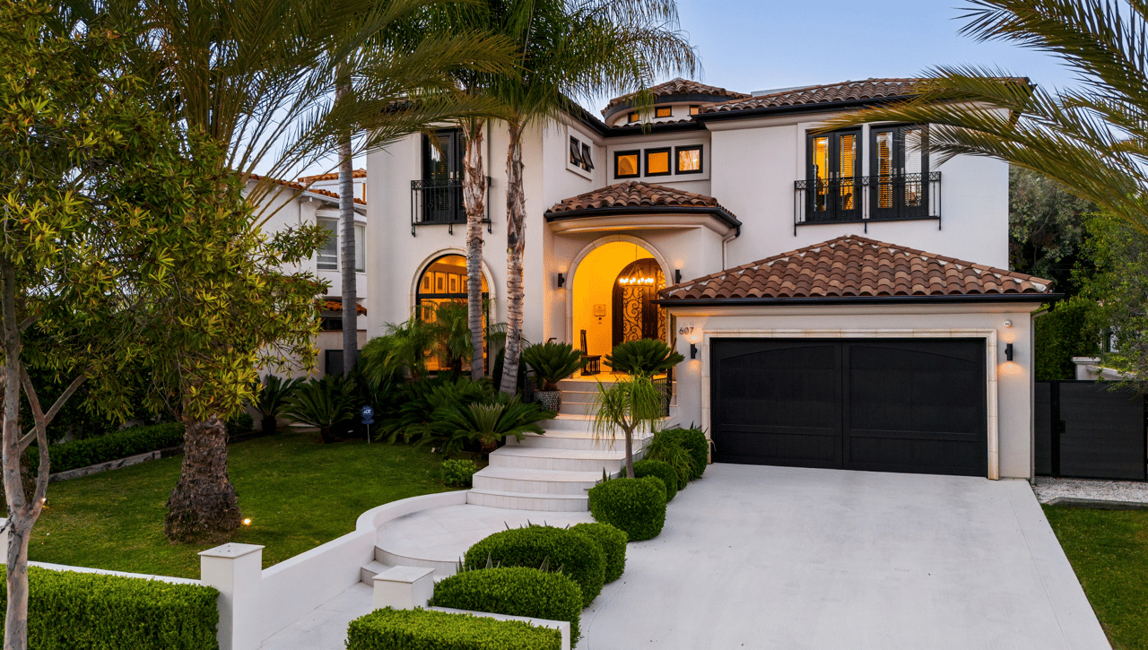 Stylish designer Spanish transitional home