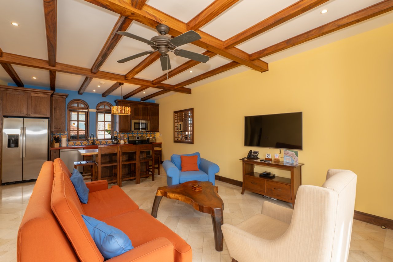 36 Plaza Carlota | Elegant Rooftop Flat with Ocean & Mountain Views in Downtown Las Catalinas