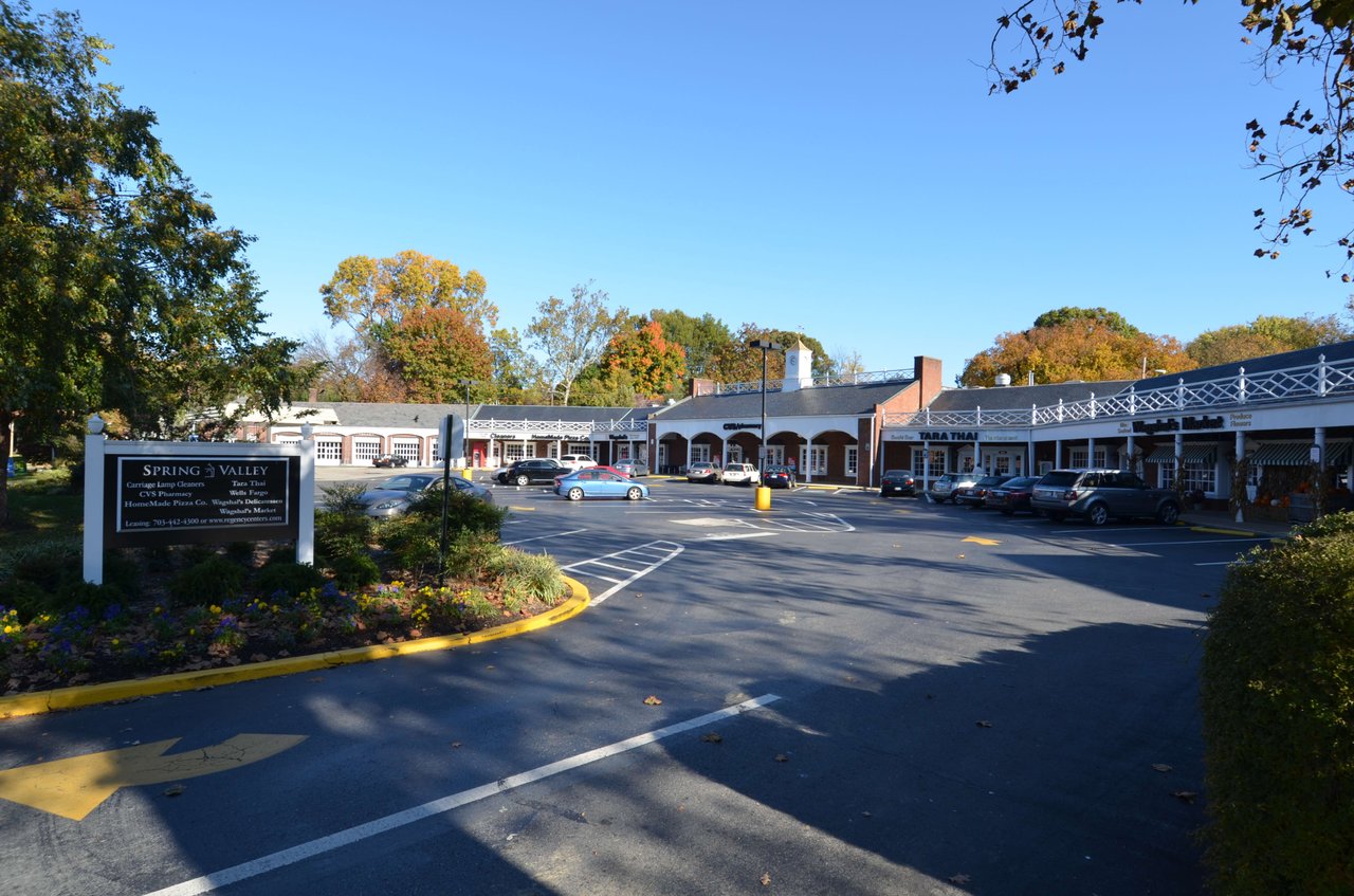 AU Park and Spring Valley shopping - Spring Valley Shopping Center.