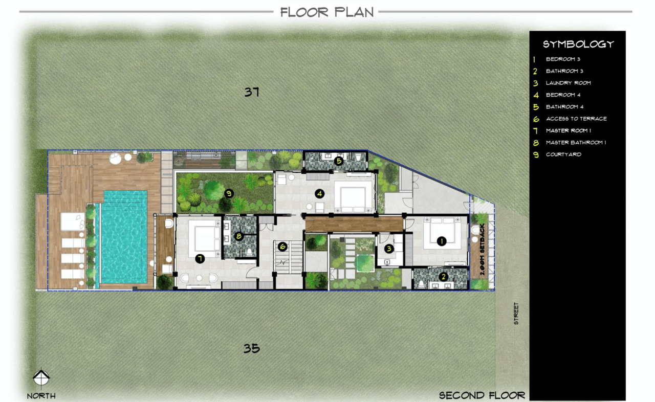 Casa Chaperno Lot 36 Oceanview - Tropical Modern - Tamarindo Park