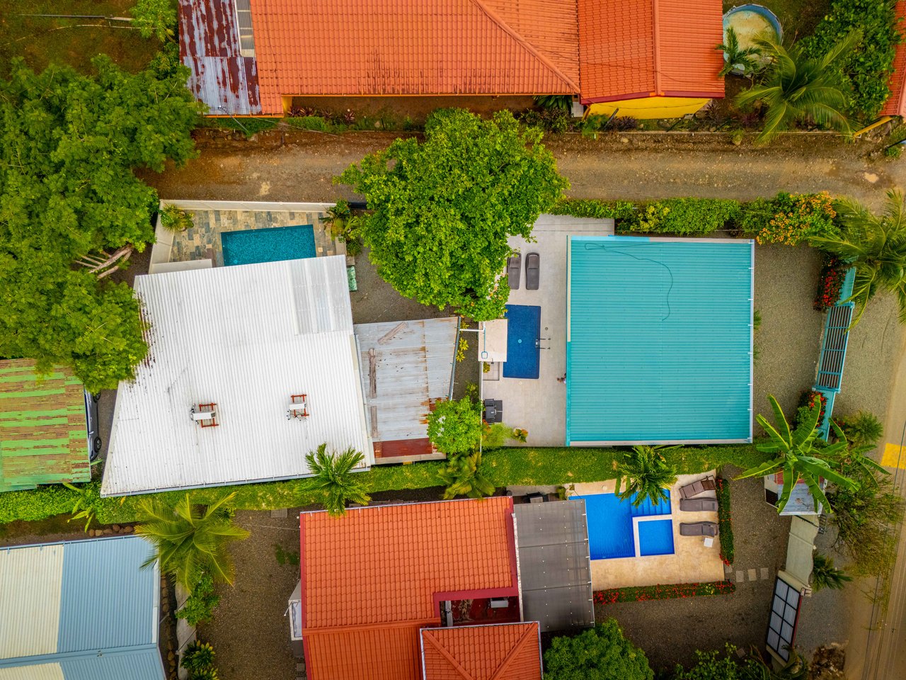 3 Bed Main Home with Two Rental Villas, Walk to Beach in Uvita! Fantastic Location!
