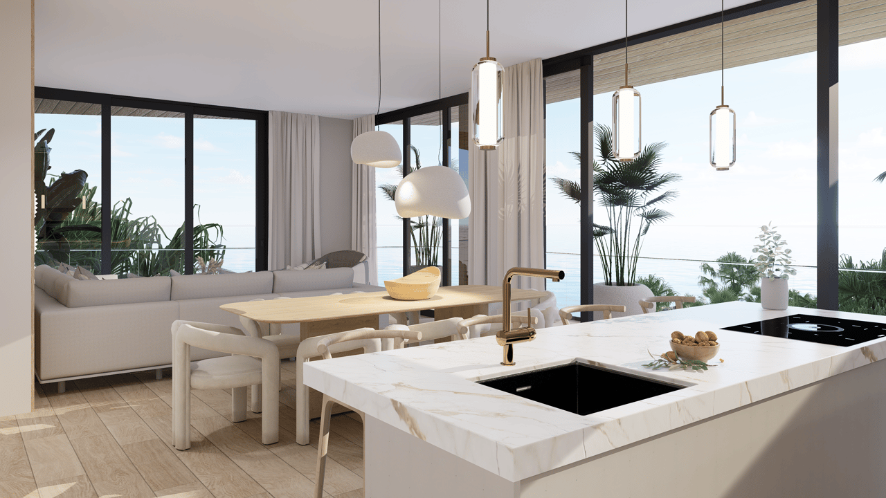 Sunset Beachfront Luxury Villas 4BR | Turnkey Beachfront Living with Private Club Access in Tamarindo/Langosta