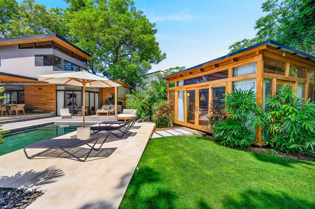 Casa Chavela | Luxury 4-Bedroom Home with Guest Cabin & Pool in Tamarindo