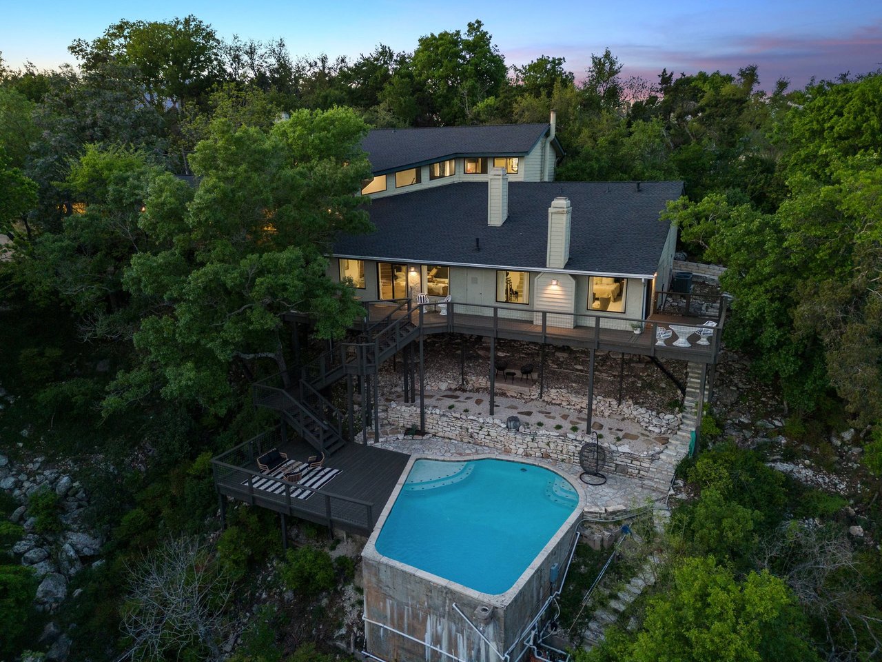 SOLD by Northwest Hills #1 Team: 7602 Rim Cove - Luxury Estate on Nearly an Acre