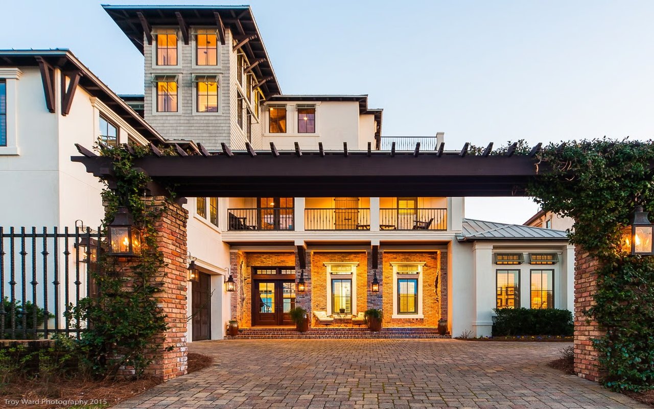 Estate Size Gulf Front Blue Mountain Beach Home for Sale