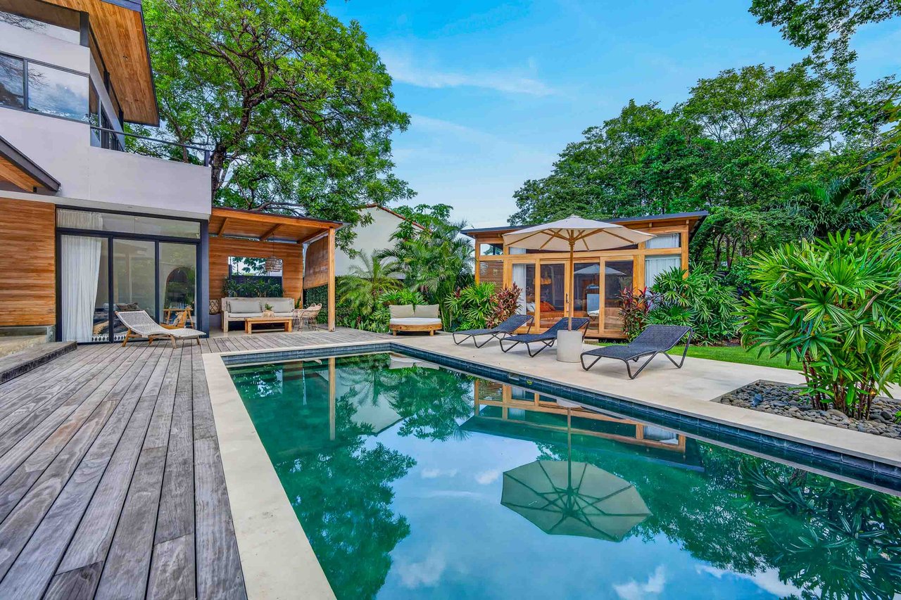 Casa Chavela | Luxury 4-Bedroom Home with Guest Cabin & Pool in Tamarindo