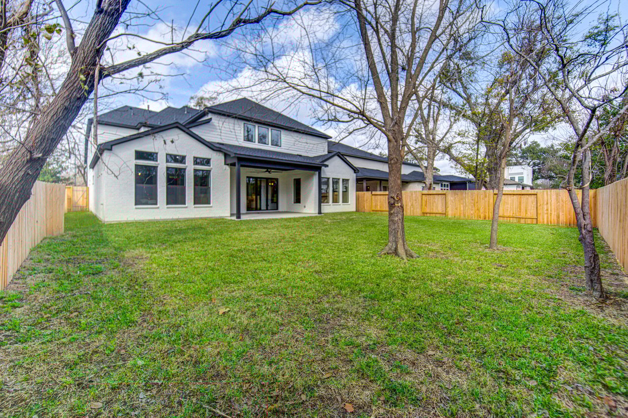 Backyard of a Westview Terrace home