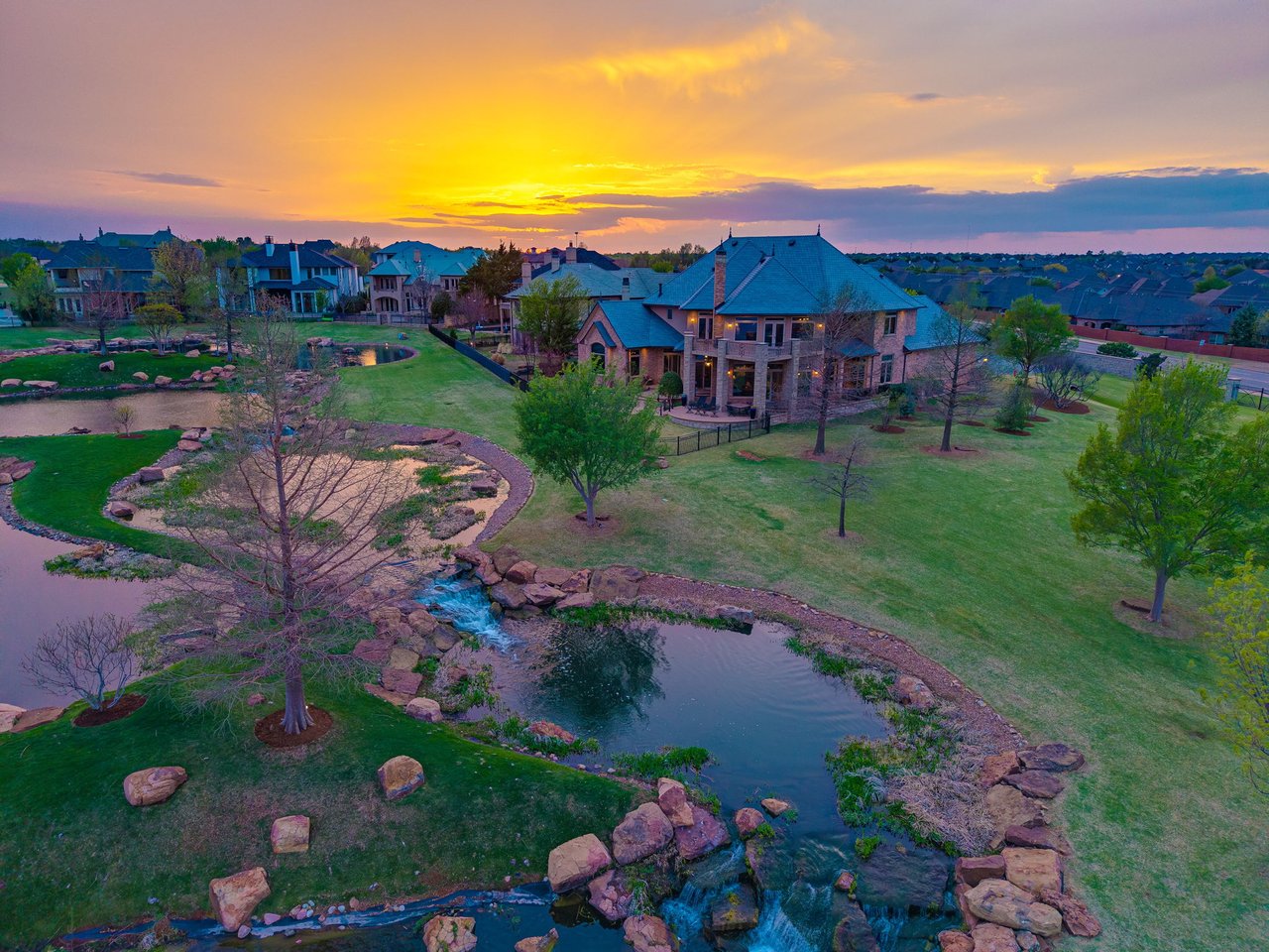 One of Gaillardia’s Finest Estates Offering Unmatched Water Views | 15016 Gaillardia Lane, Oklahoma City, OK - Wyatt Poindexter - The Agency OKC