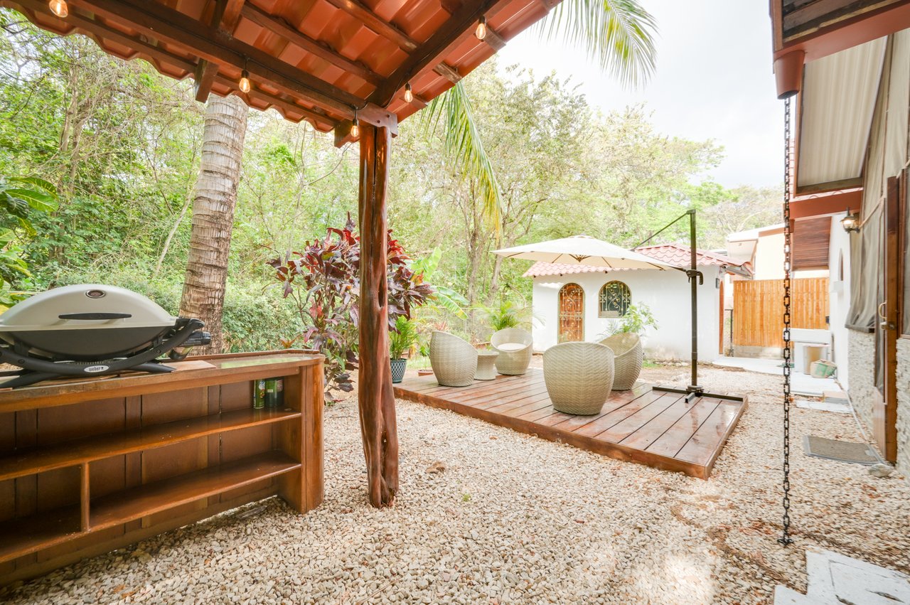 Casa de Luz | 3BR Tropical Home with Pool & Rancho, Walk to Potrero Beach