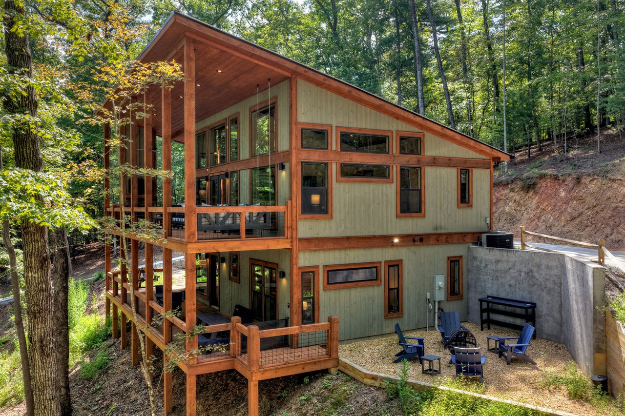 Modern Mountain Living at 1360 Black Ankle Creek Road