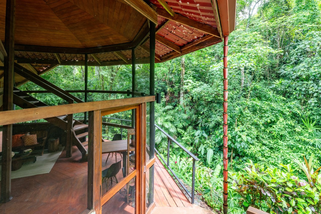 Waterfall Retreat with Casita & Build-Ready Lot in Cascada Azul, Baru
