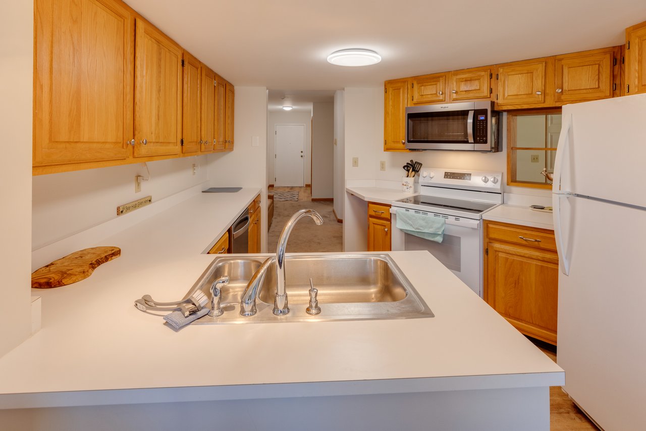 Ski Season Rental with panoramic water and mountain views