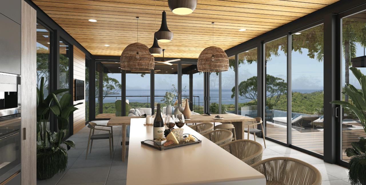 Casa Pachote Lot 40 Tamaridndo Park Oceanview Luxury Home on Two Lots