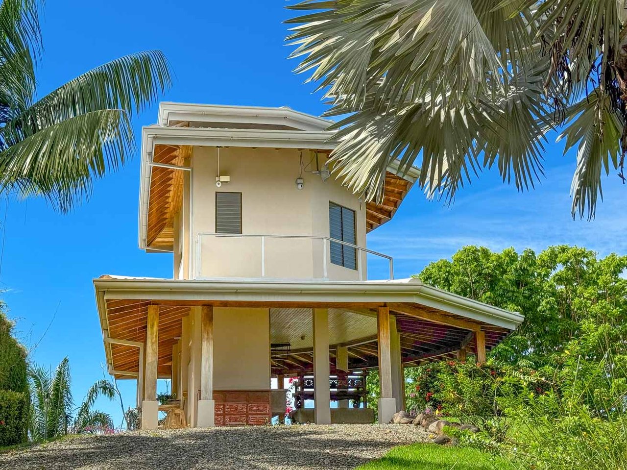 Ocean, Jungle & Mountain View Home in Ojochal | Protected Jungle Setting