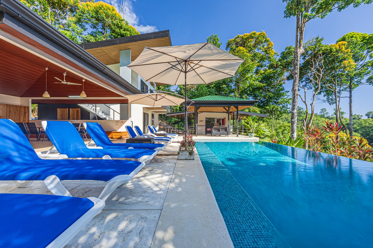 Casa OdiSea – Private Ocean View Estate with Waterfall Access in Portasol, Costa Rica