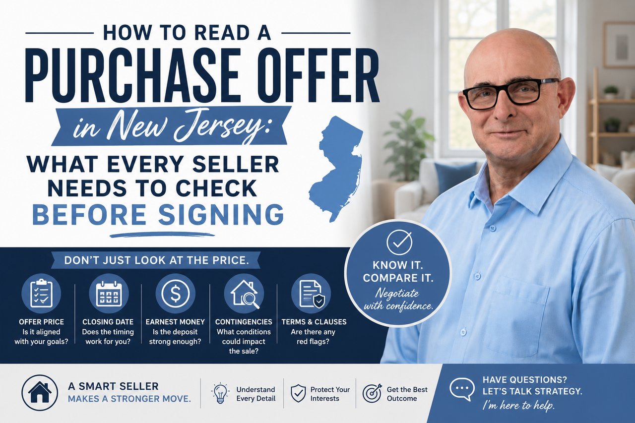 How to Read a Purchase Offer in New Jersey: What Every Seller Needs to Check Before Signing