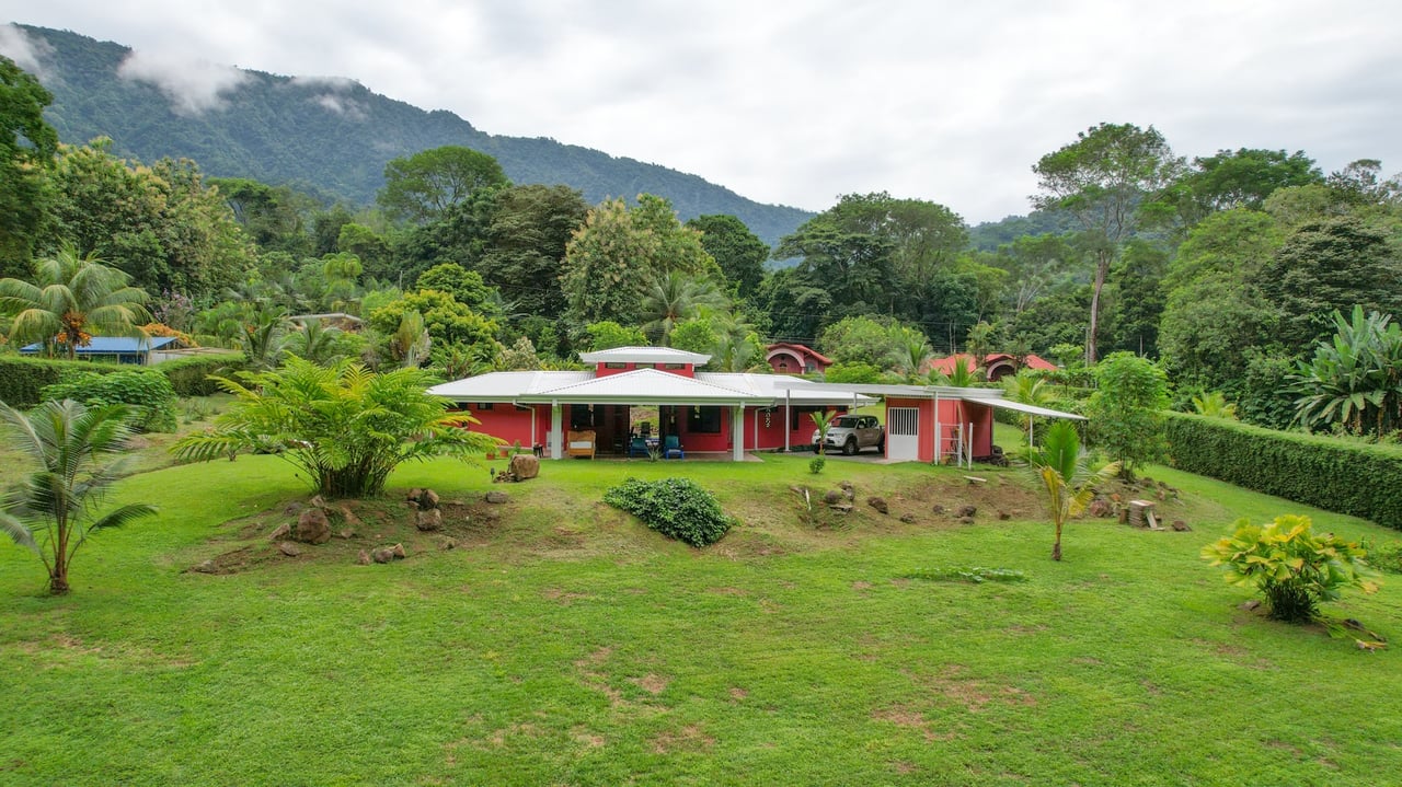 Contemporary Ojochal Retreat with Two Acres, Pool & Stream Access