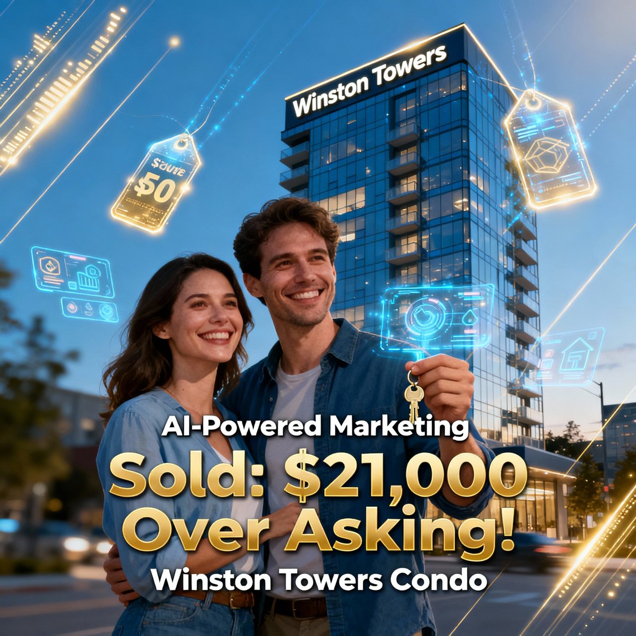 How AI-Powered Marketing Sold a Winston Towers Condo for $21,000 Over Asking