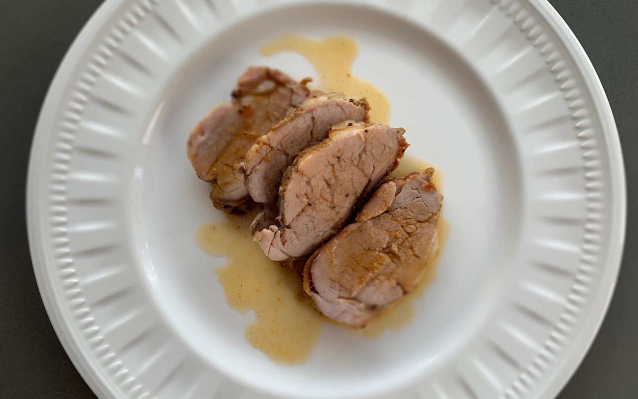 Honey & Cumin Oven Roasted Pork Tenderloin