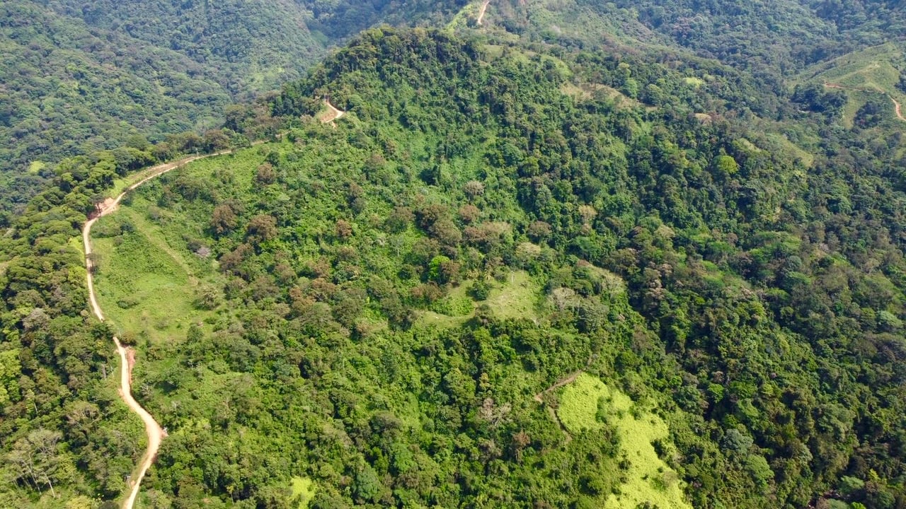 Prime Mountain Farm Land with Ocean Views and Private Waterfall in Uvita, Costa Rica