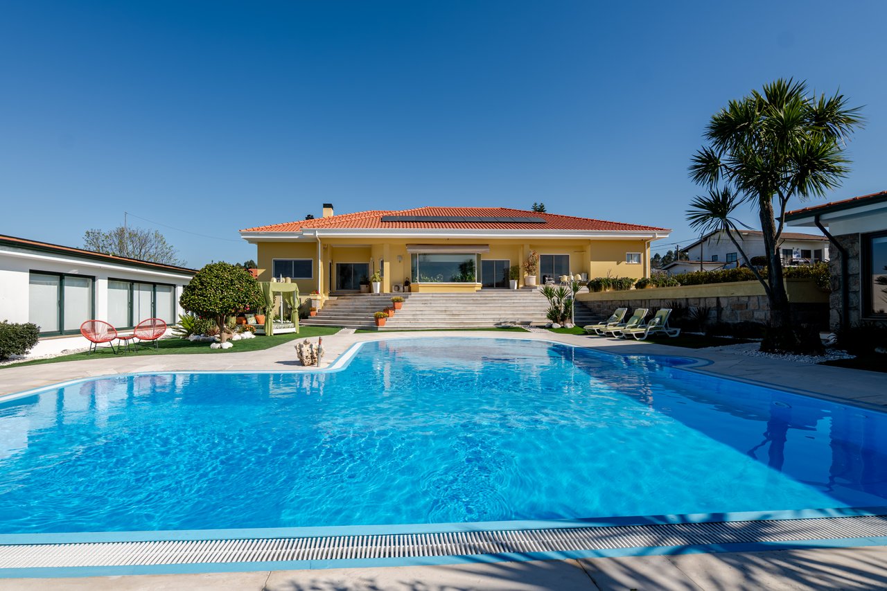 Exceptional Renovated Estate with 4 Residences, Pool & Orchard Near Porto