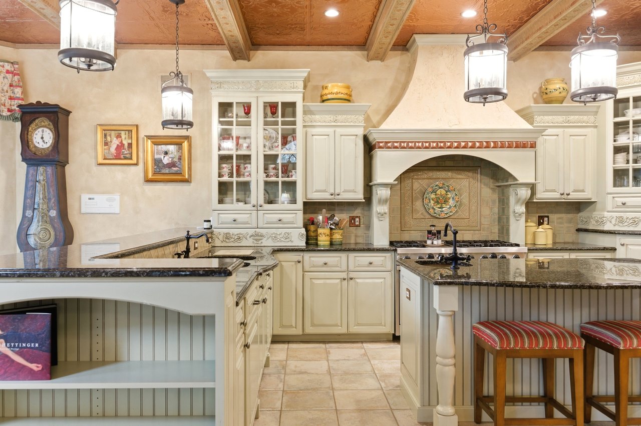 French Country Manor Home