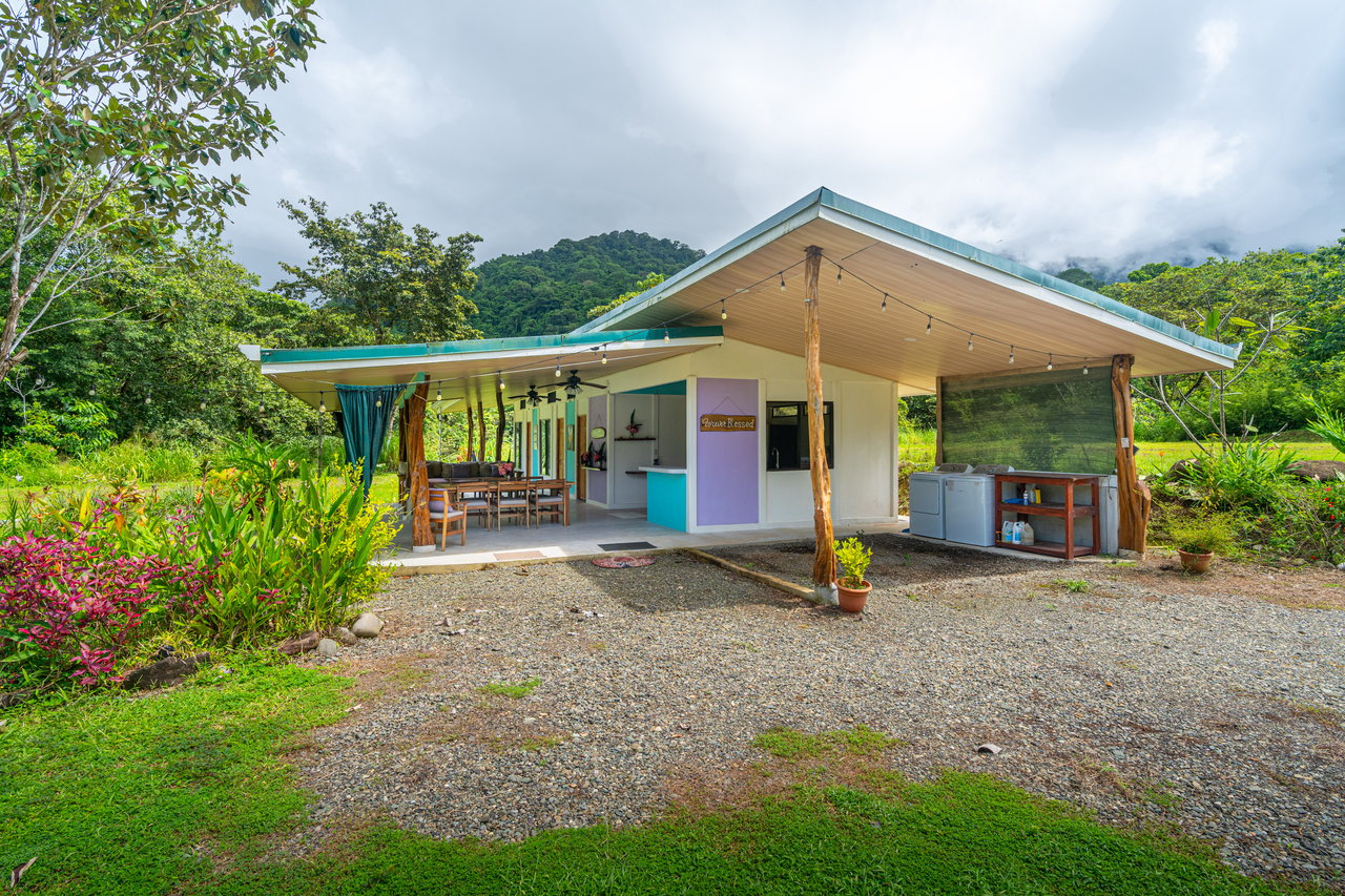 Plant Your Roots at Tierra Bendita! 2.5 Acres, River Frontage, 2 Bedroom Home, Private, Easy Access!