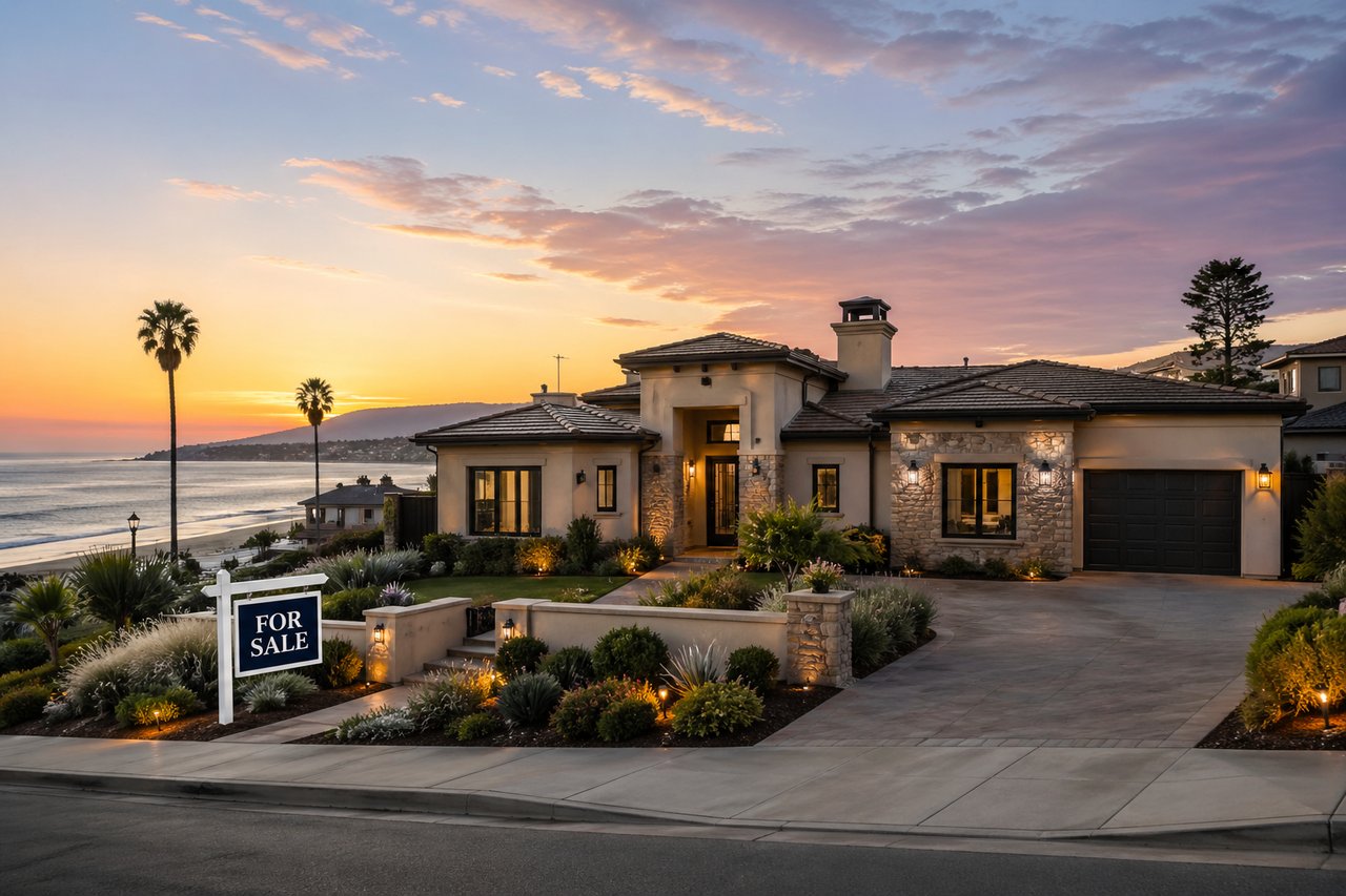 Home listed for sale during a slower real estate market on the Central Coast