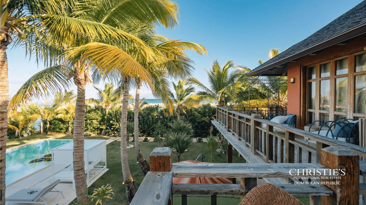 Tropical Mid-Century Oceanfront Villa in Cap Cana