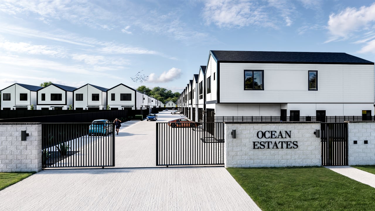 Ocean Estates gated community in Houston, TX