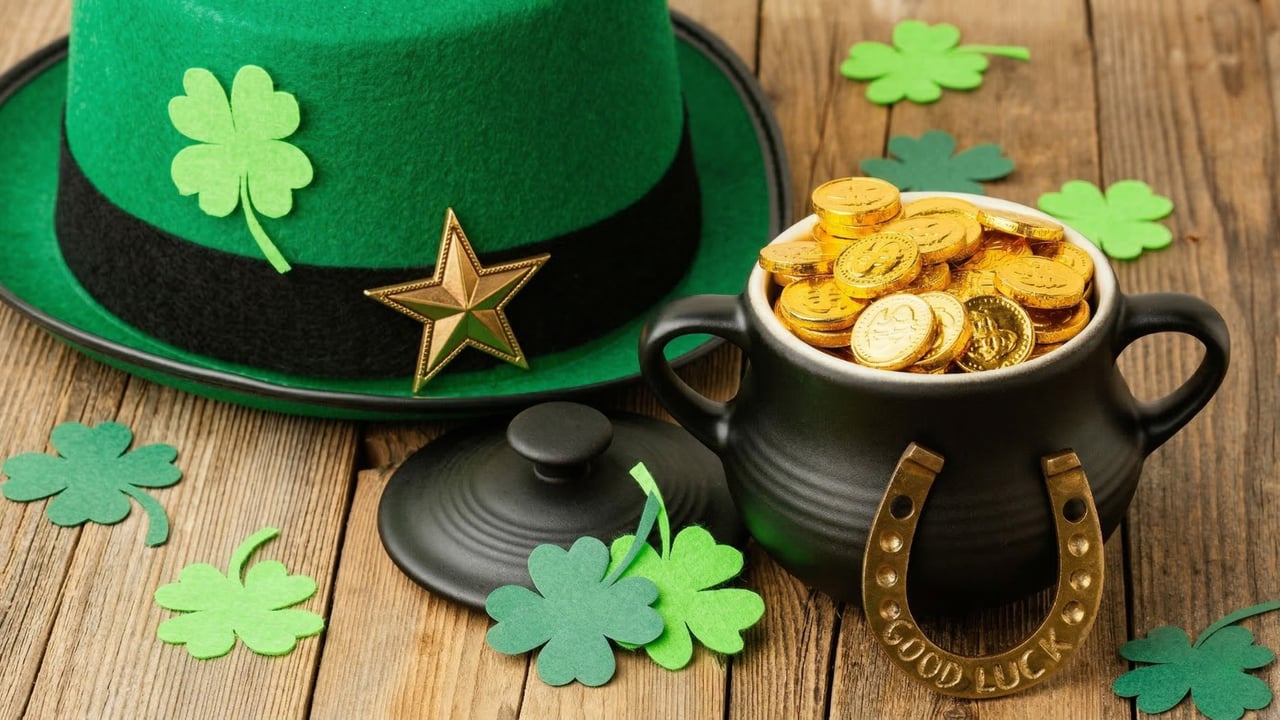 St. Patrick’s Day in 76226 Argyle North Texas with green hills near Harvest Town Center and local community growth