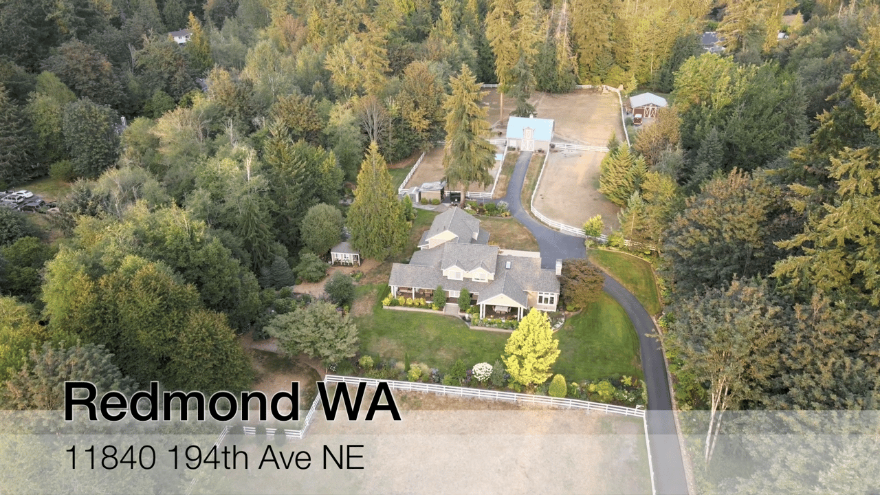 REDMOND CUSTOM HOME ON 5 ACRES IS A GARDEN CLUB FAVORITE!