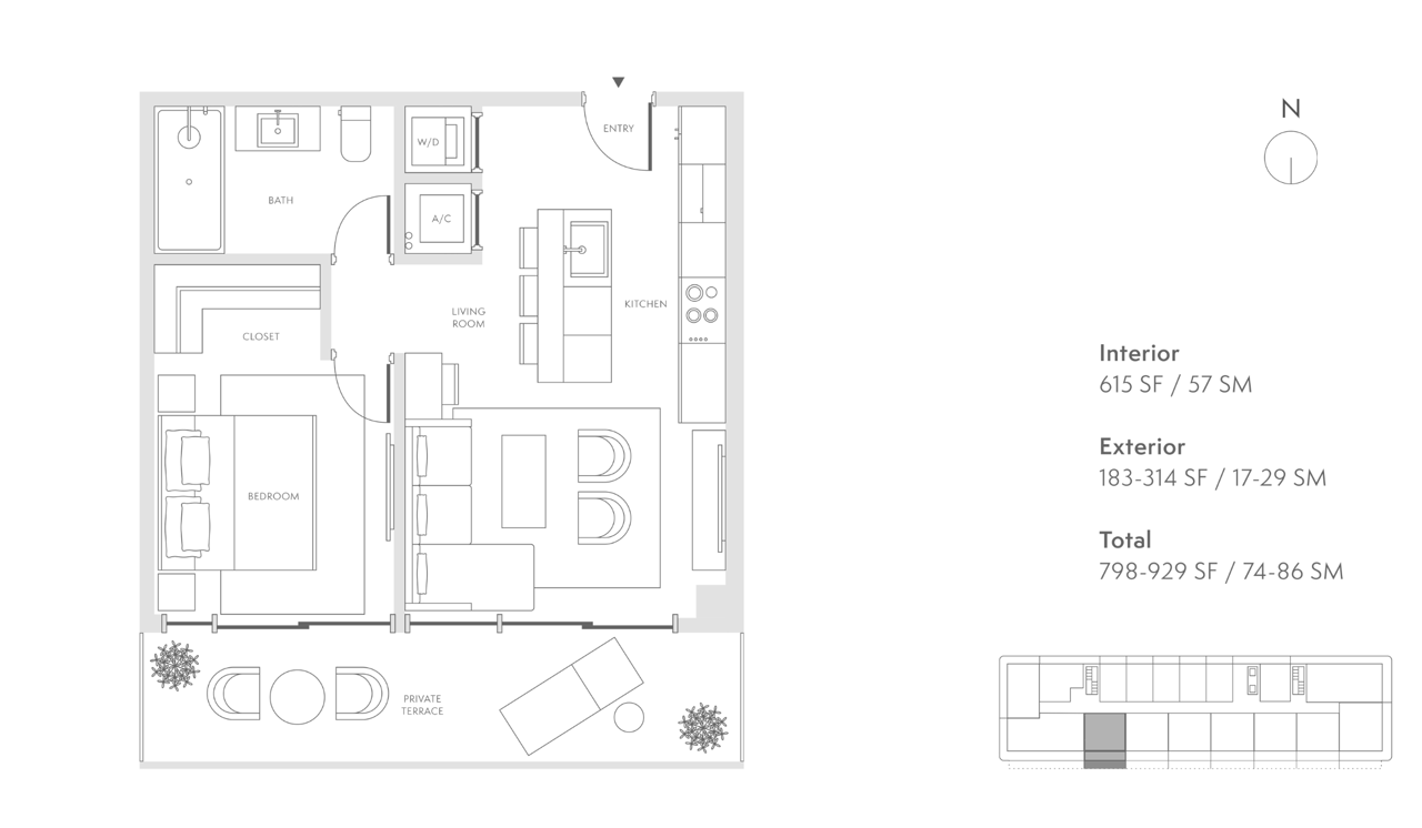 Ella | One Bedroom