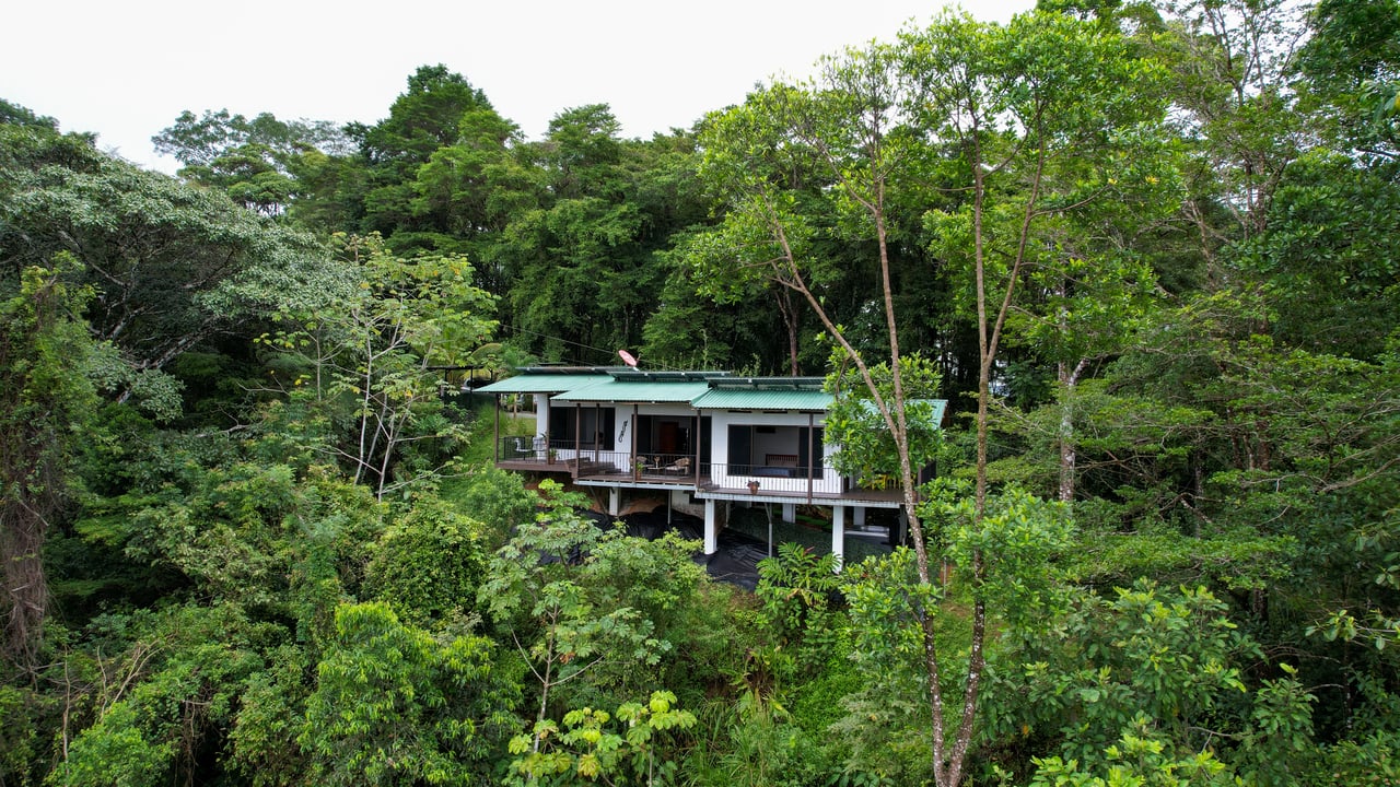 Jungle Canopy Retreat with Ocean, Cano Island & Mountain Views Near Dominical