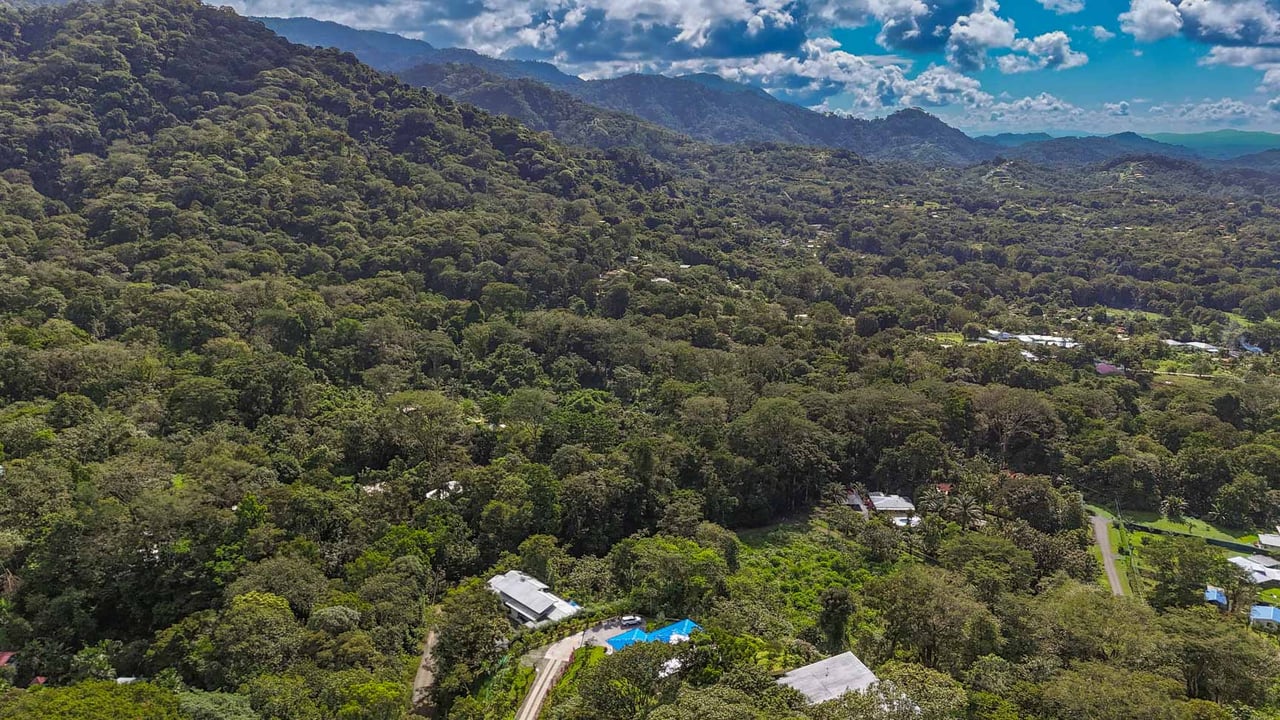 Private 2-Bed Hacienda with Ocean & Mountain Views, Pool & Development Potential in Ojochal