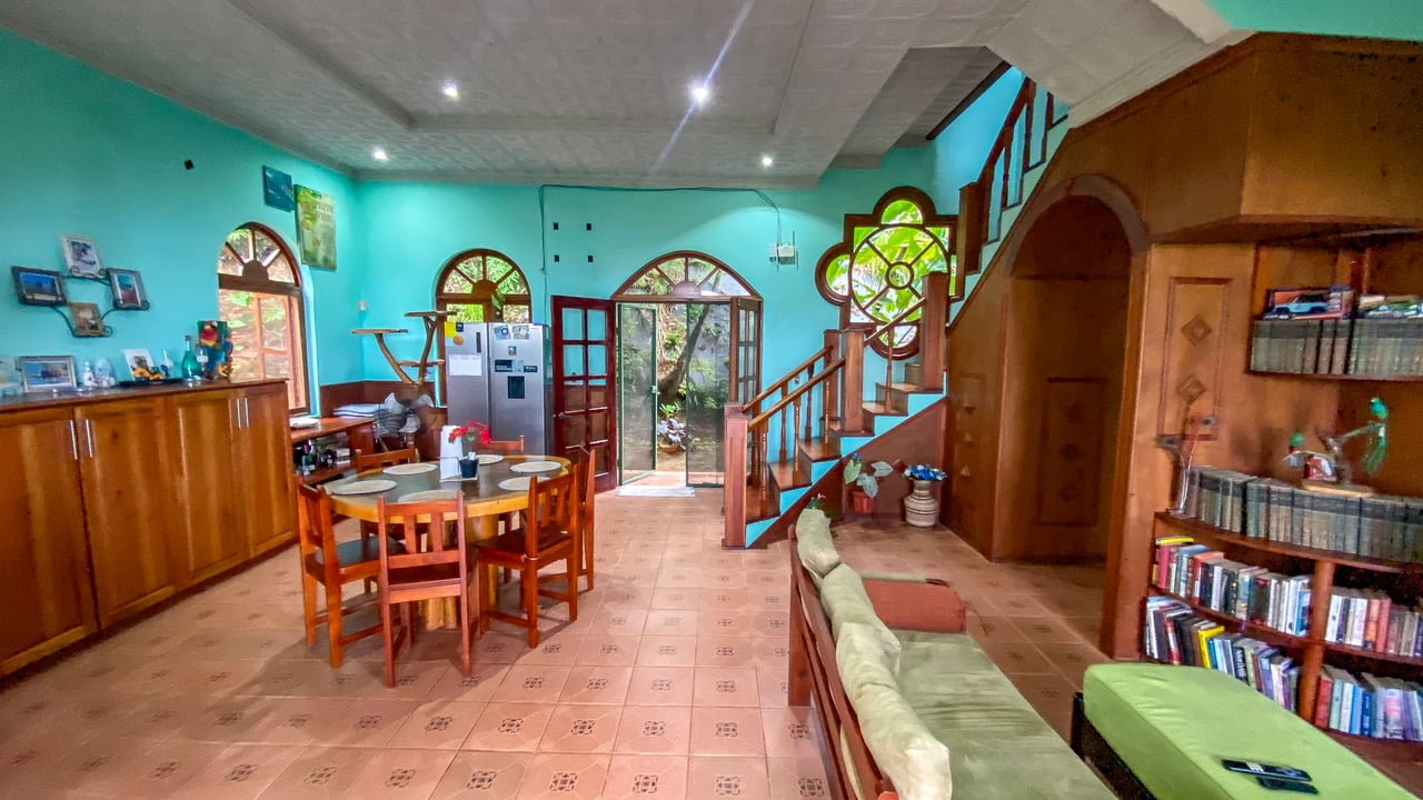 Ocean View Home for Sale in Ojochal with Pool & Jungle Views